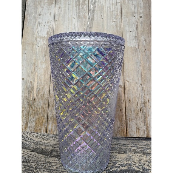 Starbucks Holiday 2022 Iridescent Unicorn Jewel Tumbler Cup Grande 16oz NEW - Picture 2 of 6